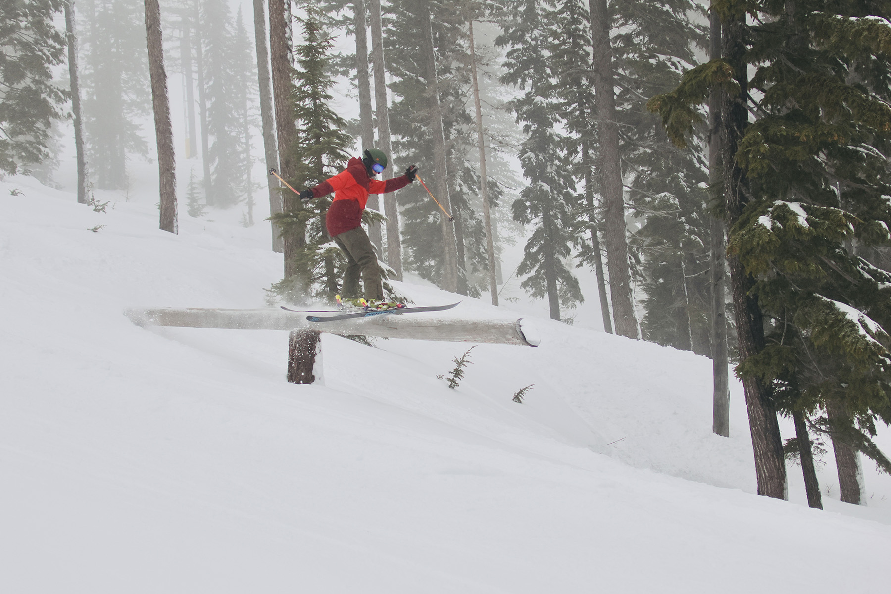 The Glade rail at Silver Mountain