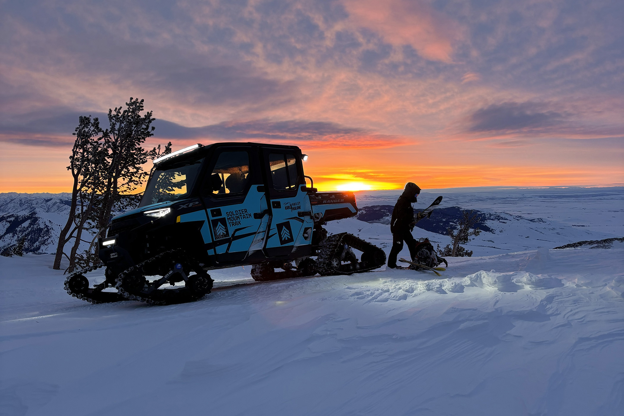 Trax side-by-side UTV at Soldier Mountain Resort