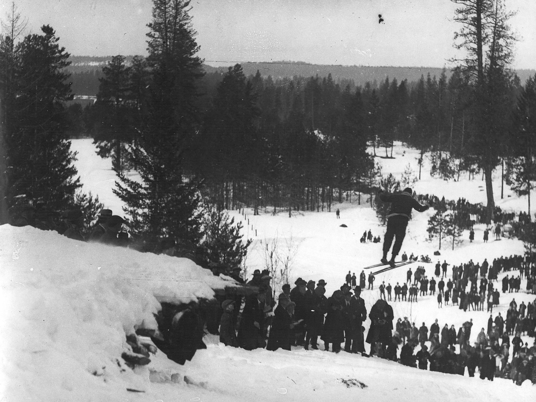 Shorty Paulson on Idaho's first ski jump